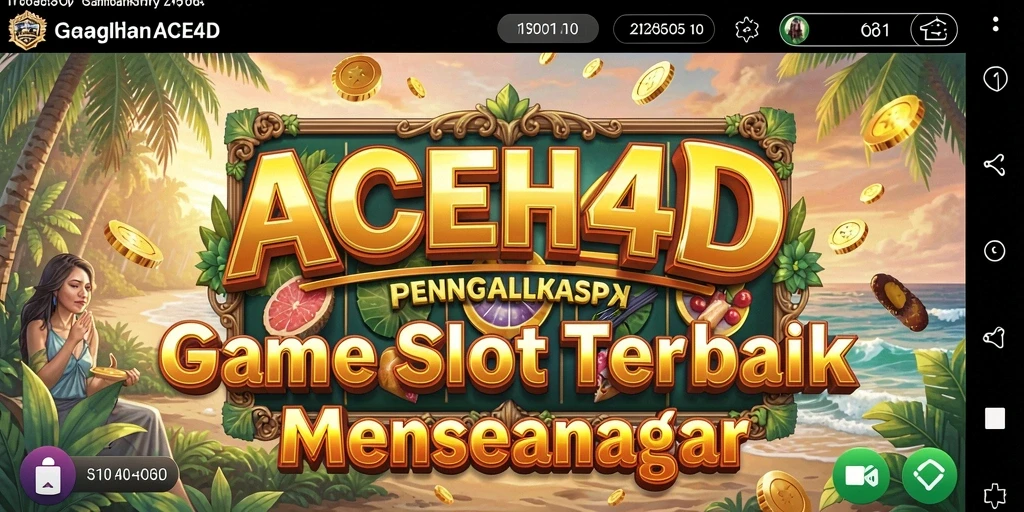 Tampilan gameplay Slot yang menarik di ACEH4D.