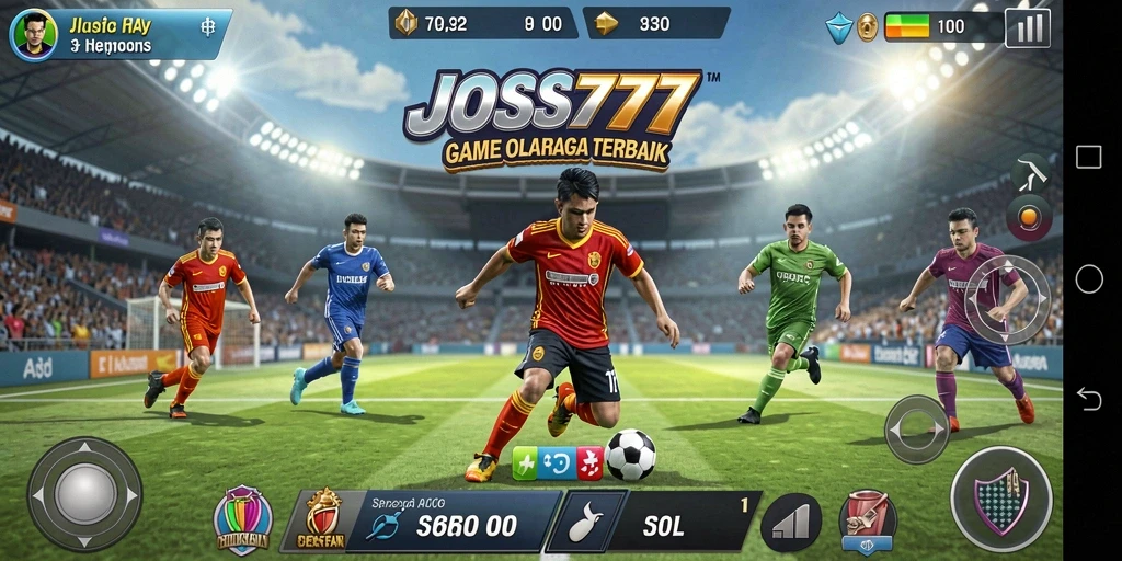 Screenshot gameplay JOSS777 yang menunjukkan aksi seru di lapangan.