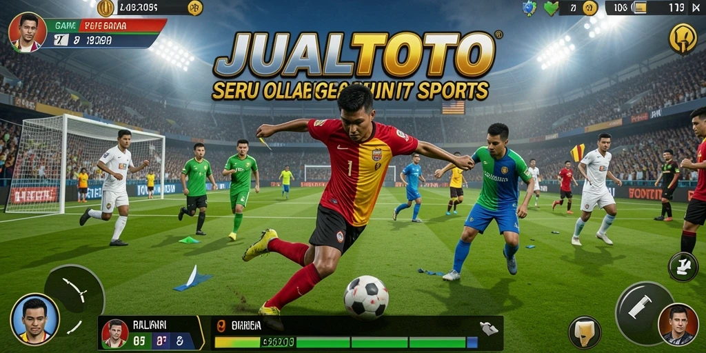 Screenshot JUALTOTO menampilkan pertarungan seru dalam berbagai olahraga.