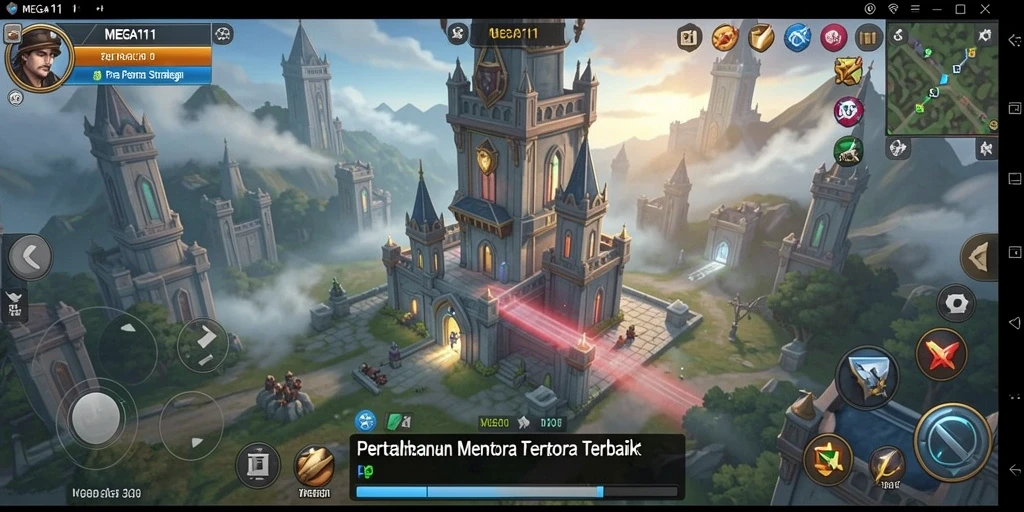 Tampilan gameplay MEGA111 yang menegangkan dan penuh strategi.