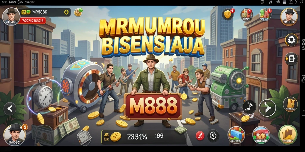 Tampilan gameplay MR888 yang menegangkan dalam dunia Tycoon.