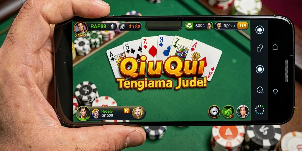 Tangkapan layar gameplay QiuQiu yang seru dan menegangkan.