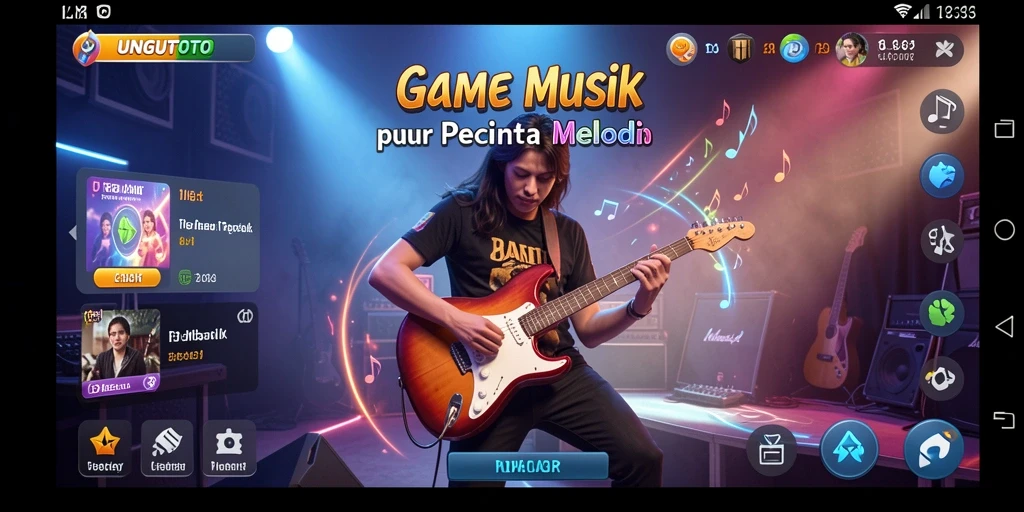Tampilan gameplay UNGUTOTO yang seru dan interaktif.